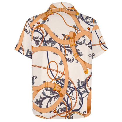Men's Fashion Casual Printed Short Sleeve Shirts 2306100960