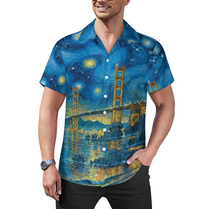 Men's Hawaiian Print Casual Shirt 2304105717