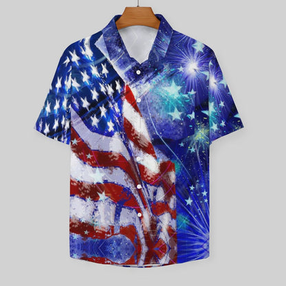 Men's Hawaiian Casual Short Sleeve Shirt 2306103353