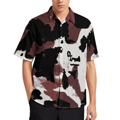 Men's Fashion Casual Printed Short Sleeve Shirts 2305107066