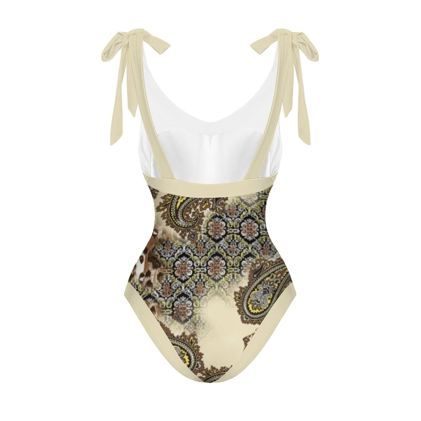 Casual Printed One-Piece Swimsuit And Cover Up 2305102878