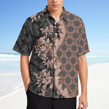 Men's Fashion Casual Printed Short Sleeve Shirts 2306101115
