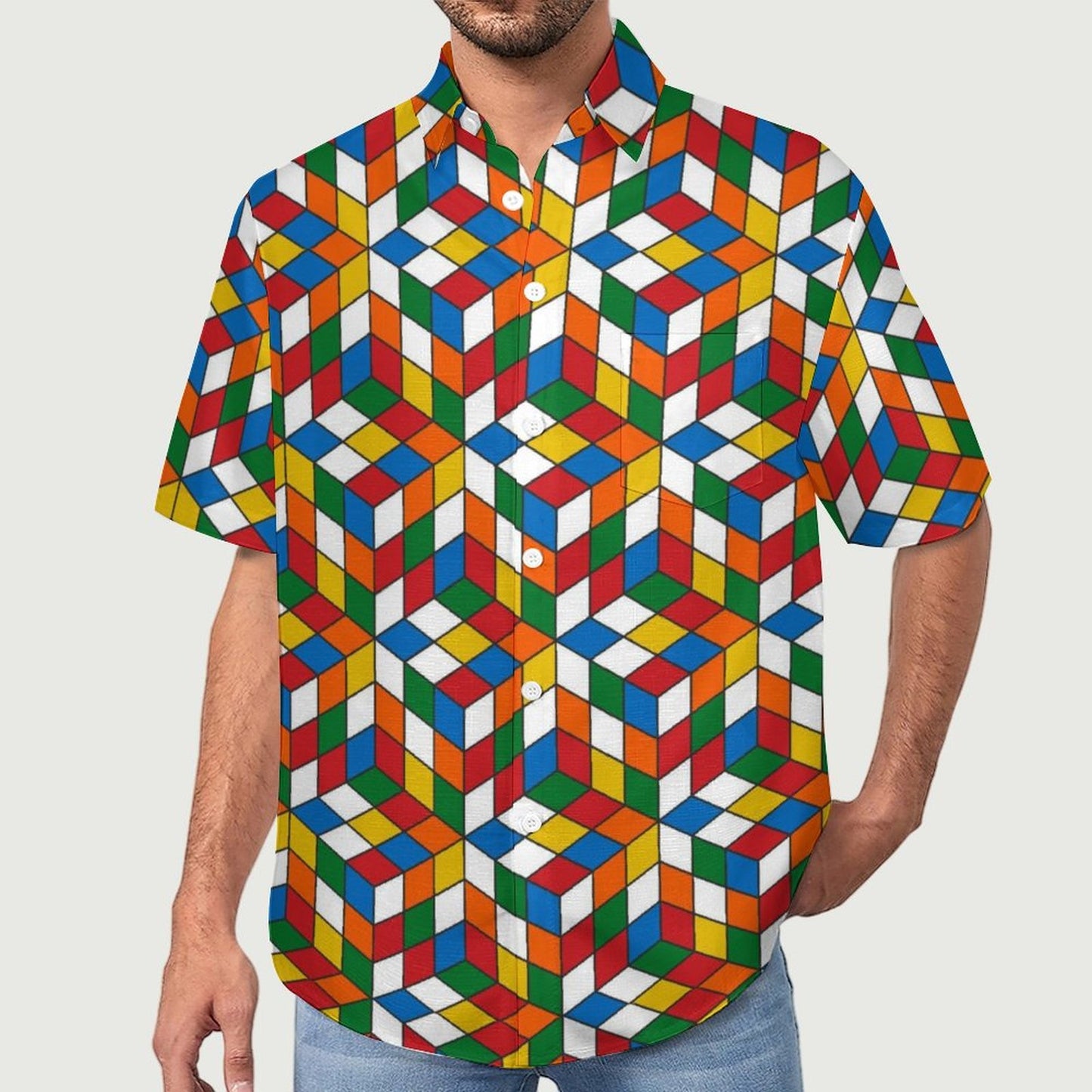 Men's Vacation Hawaiian Shirt 2306101075