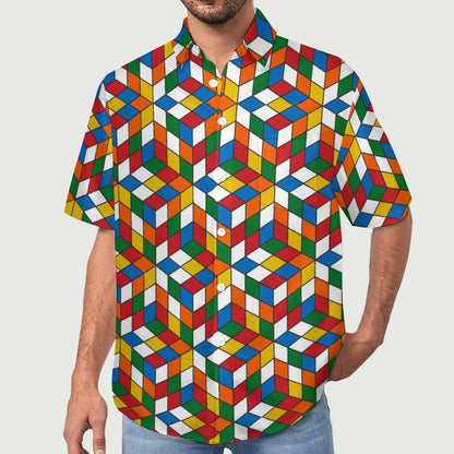 Men's Vacation Hawaiian Shirt 2306101075