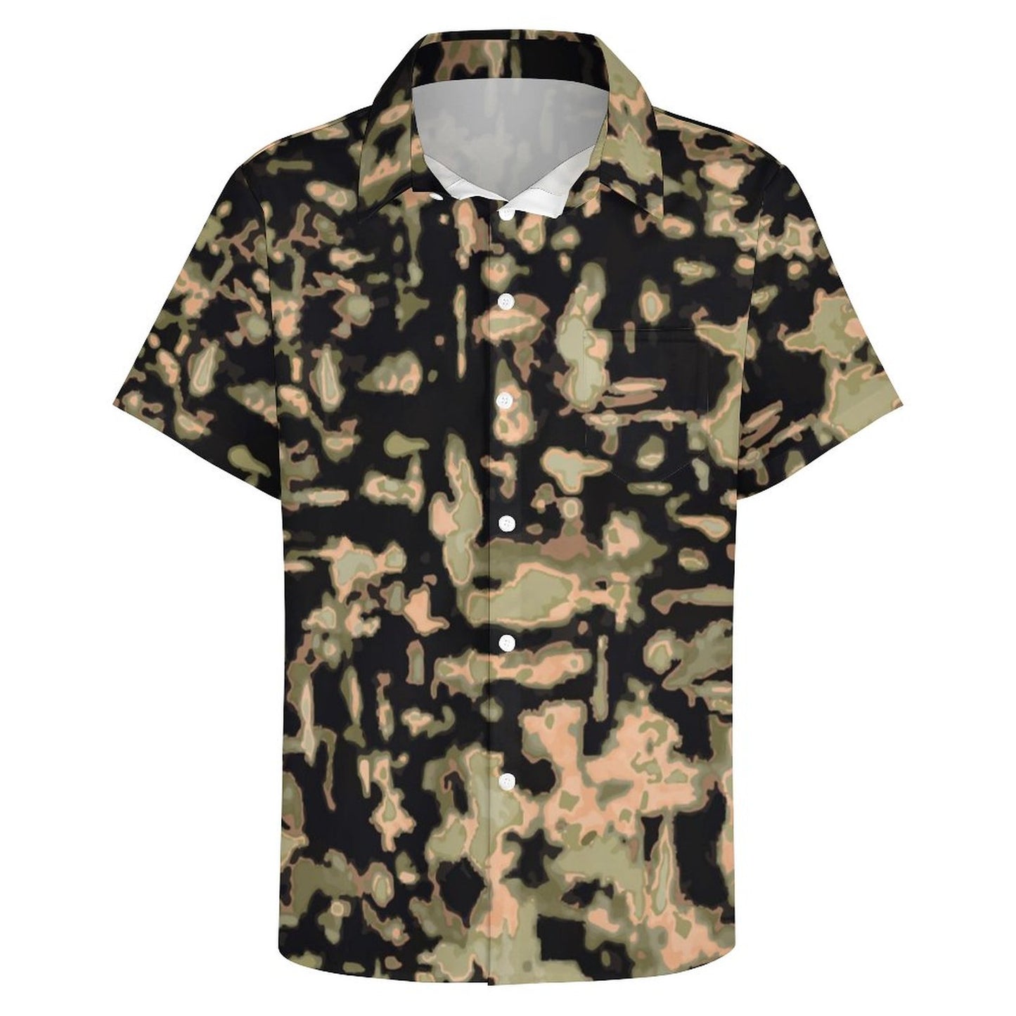 Men's Hawaiian Casual Short Sleeve Shirt 2306105272