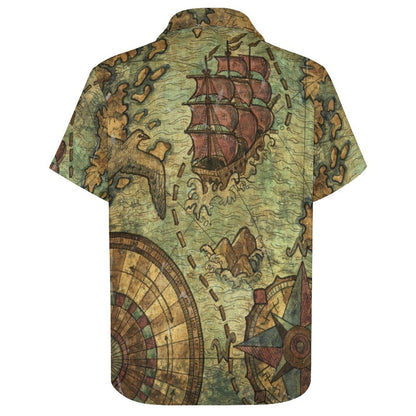 Men's Fashion Casual Printed Short Sleeve Shirts 2306104364