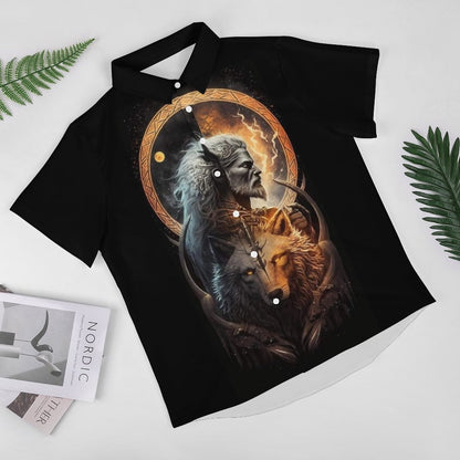 Men's Fashion Casual Printed Short Sleeve Shirts 2306101393