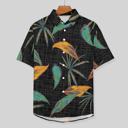 Men's Botanical Print Vacation Hawaiian Shirt 2306104582