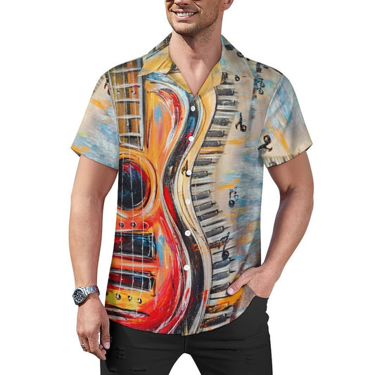 Men's Hawaiian Print Casual Shirt 2304106744
