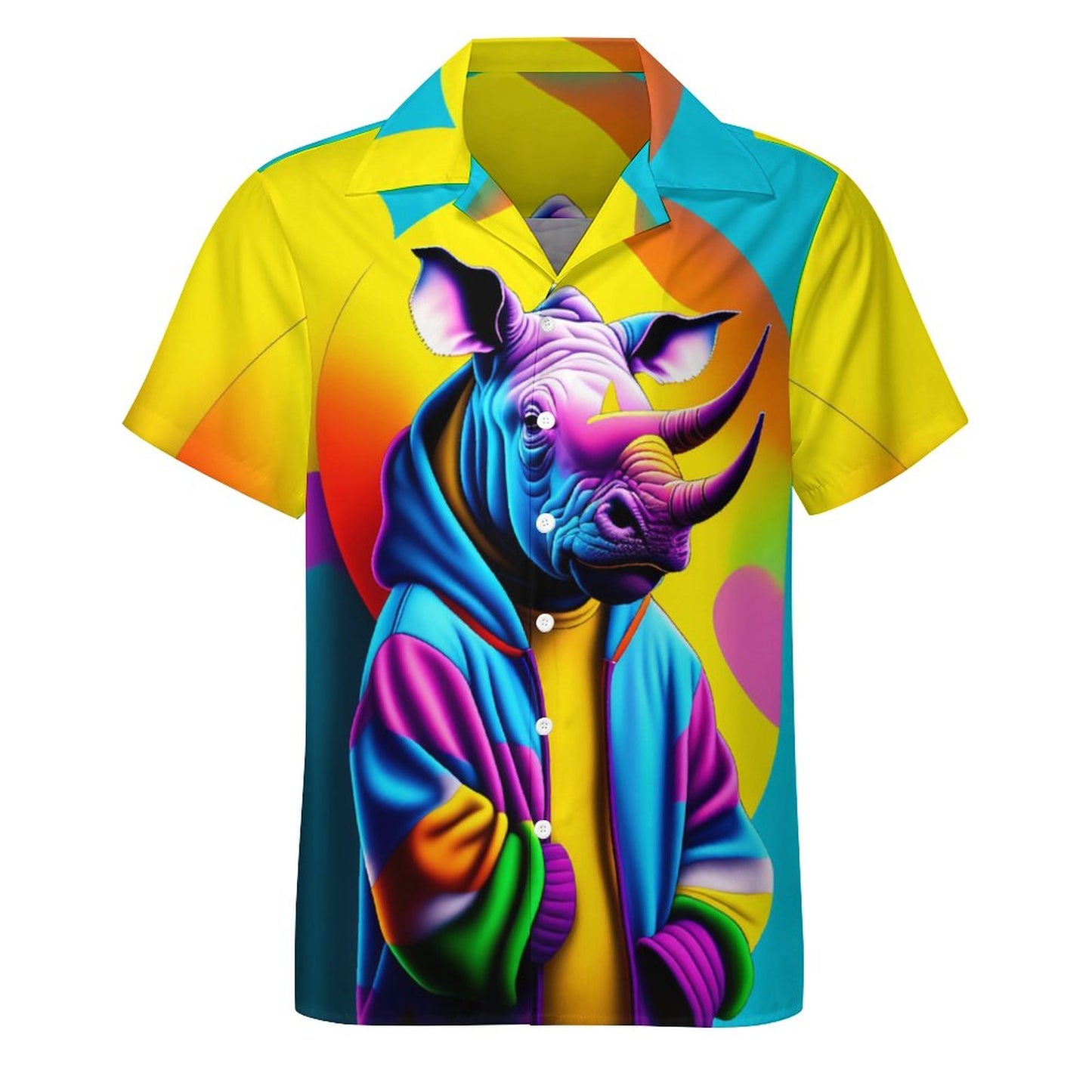Men Hawaiian Casual Short Sleeve Shirt 2306101370