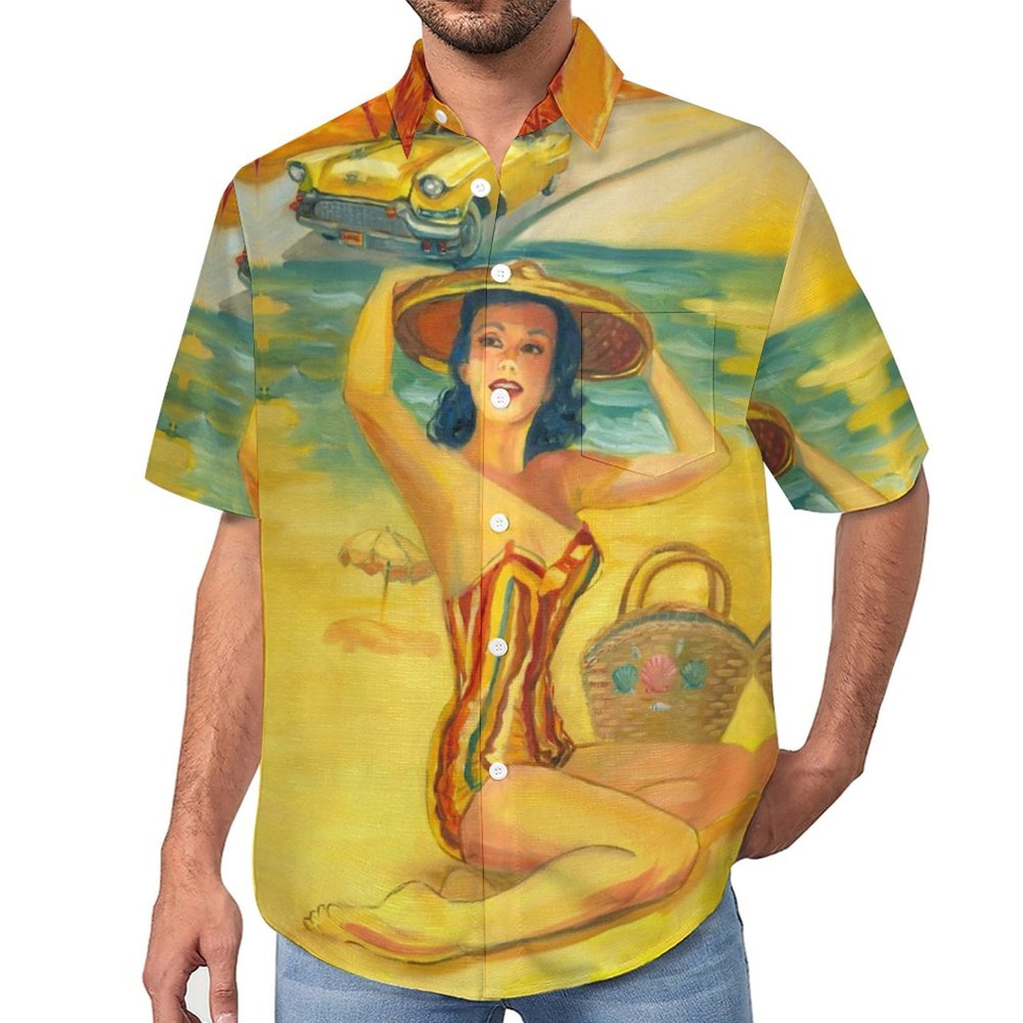 Men's Vacation Hawaiian Shirt 2306100779