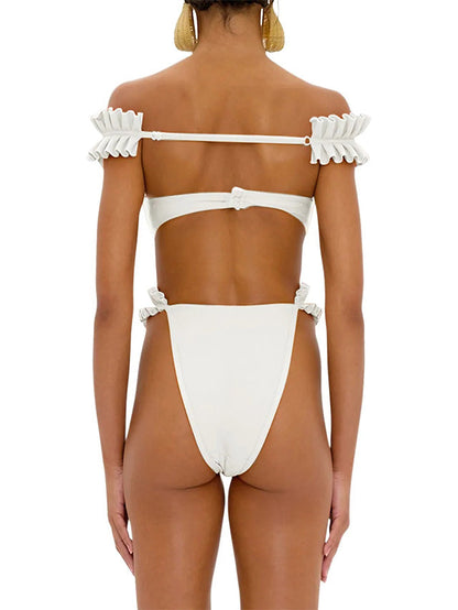 Fashion Sexy Ruffled Bikini