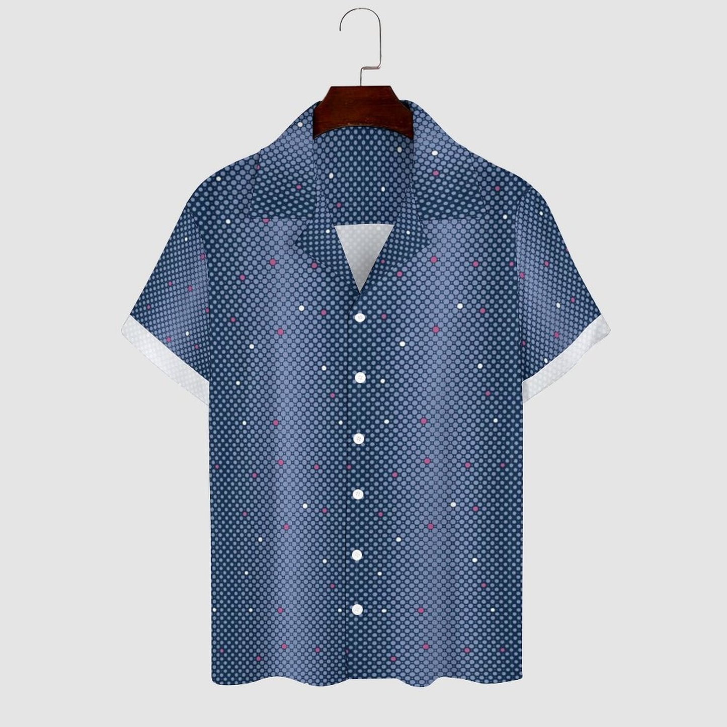 Men Hawaiian Casual Short Sleeve Shirt 2307100358