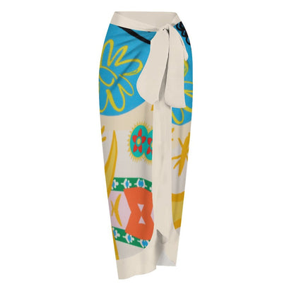Casual Printed One Piece Swimsuit And Cover Up 2305104422