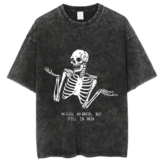 Unisex Vintage Solid Wash T-Shirts 2305101606