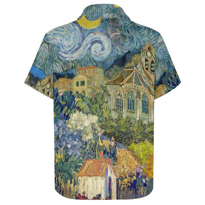 Men's Hawaiian Print Resort Shirt 2305101783