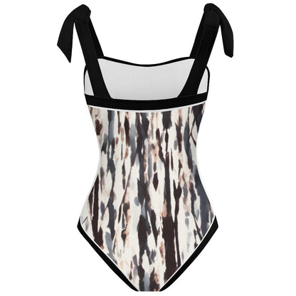Fashion Printed One Piece Swimsuit And Cover Up 2305104415