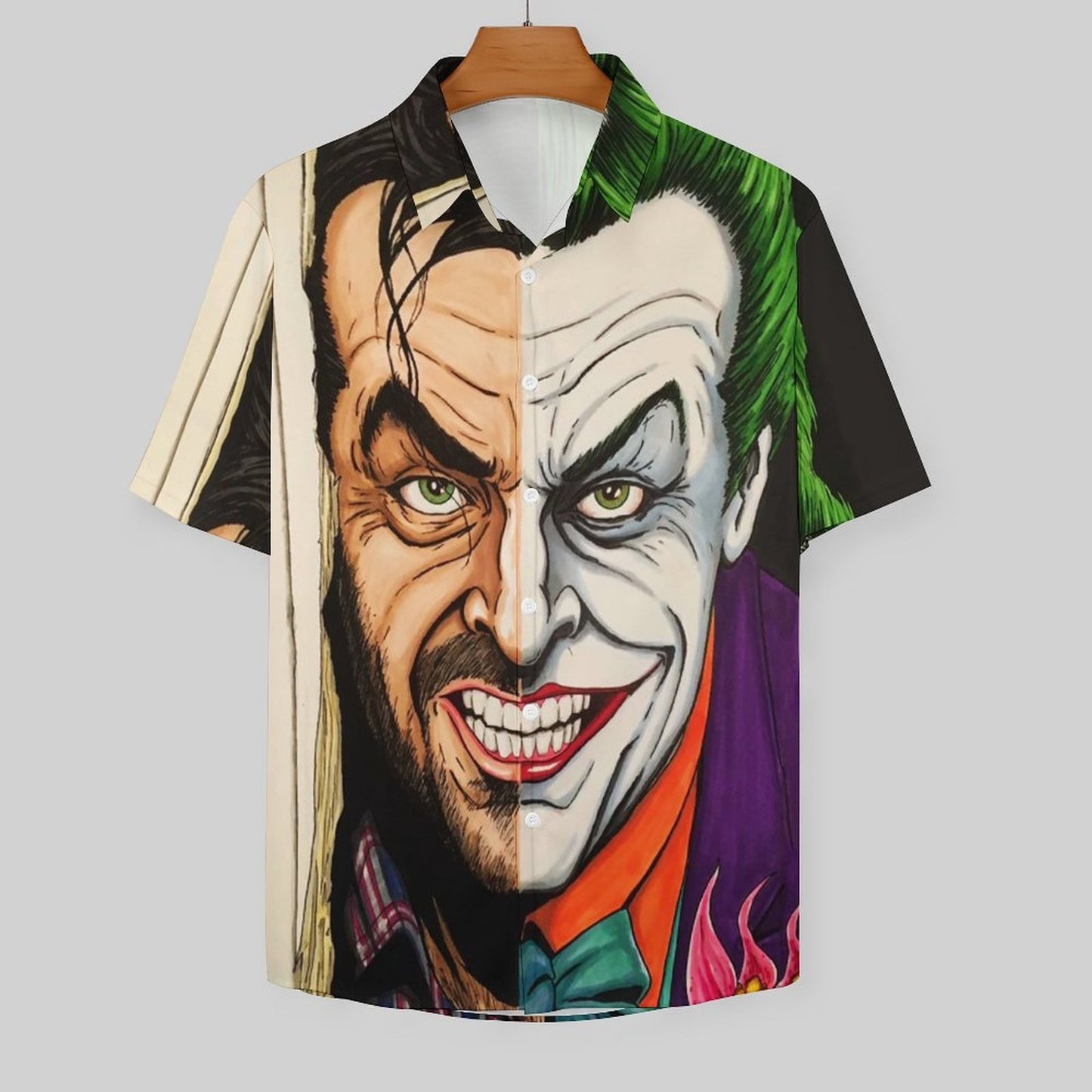 Men's Fashion Casual Printed Short Sleeve Shirts 2306104384