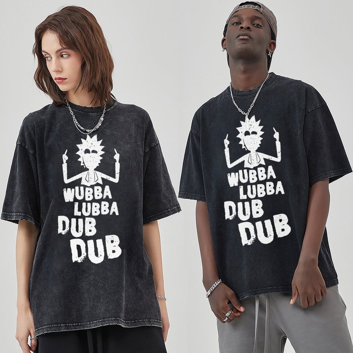 Unisex Vintage Solid Wash T-Shirts 2305103411