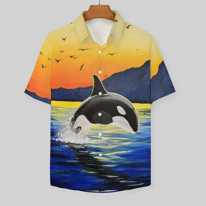 Men's Hawaiian Print Resort Shirt 2304109865