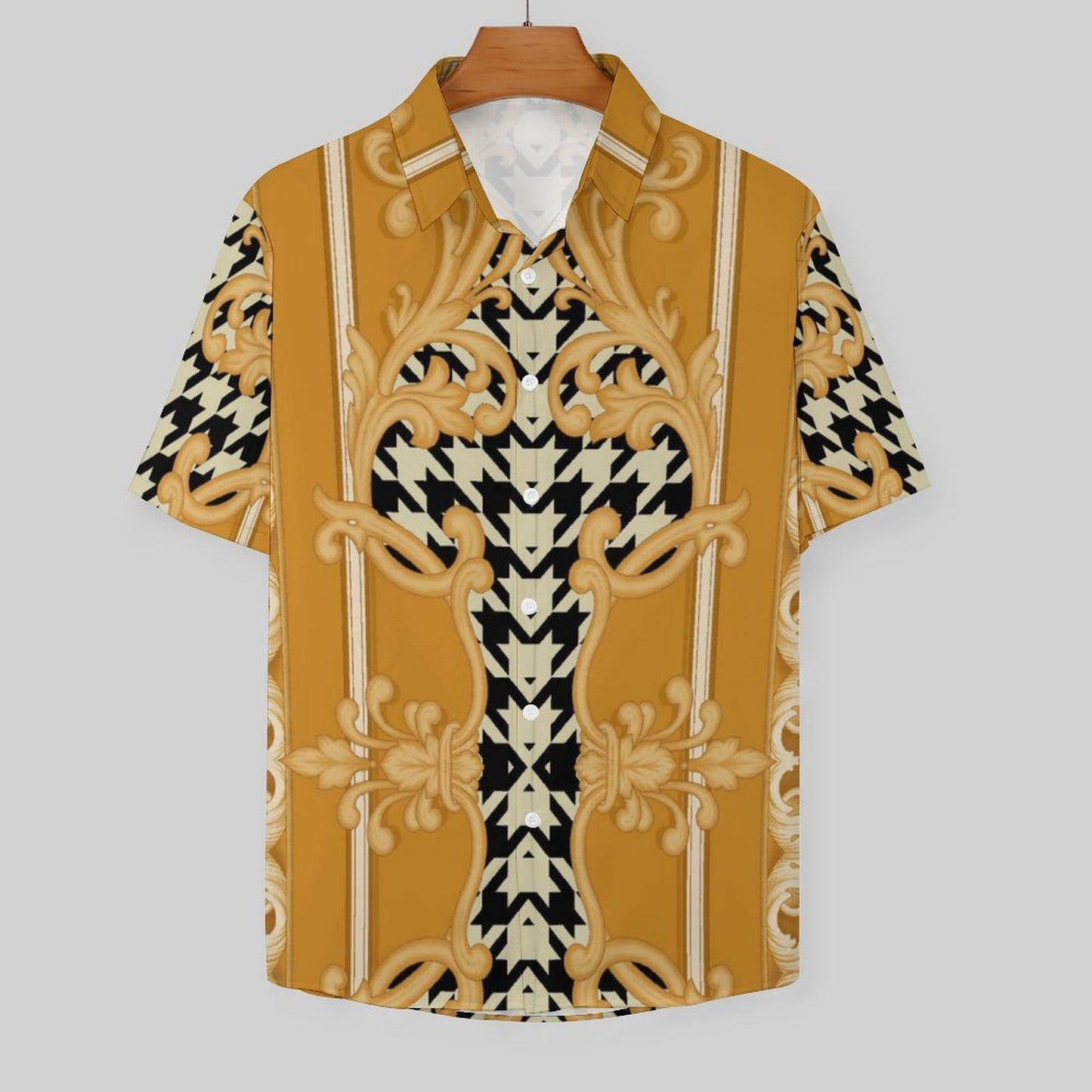 Men's Fashion Casual Printed Short Sleeve Shirts 2306101114