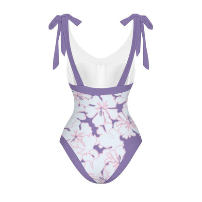 Casual Printed One-Piece Swimsuit And Cover Up 2305102451