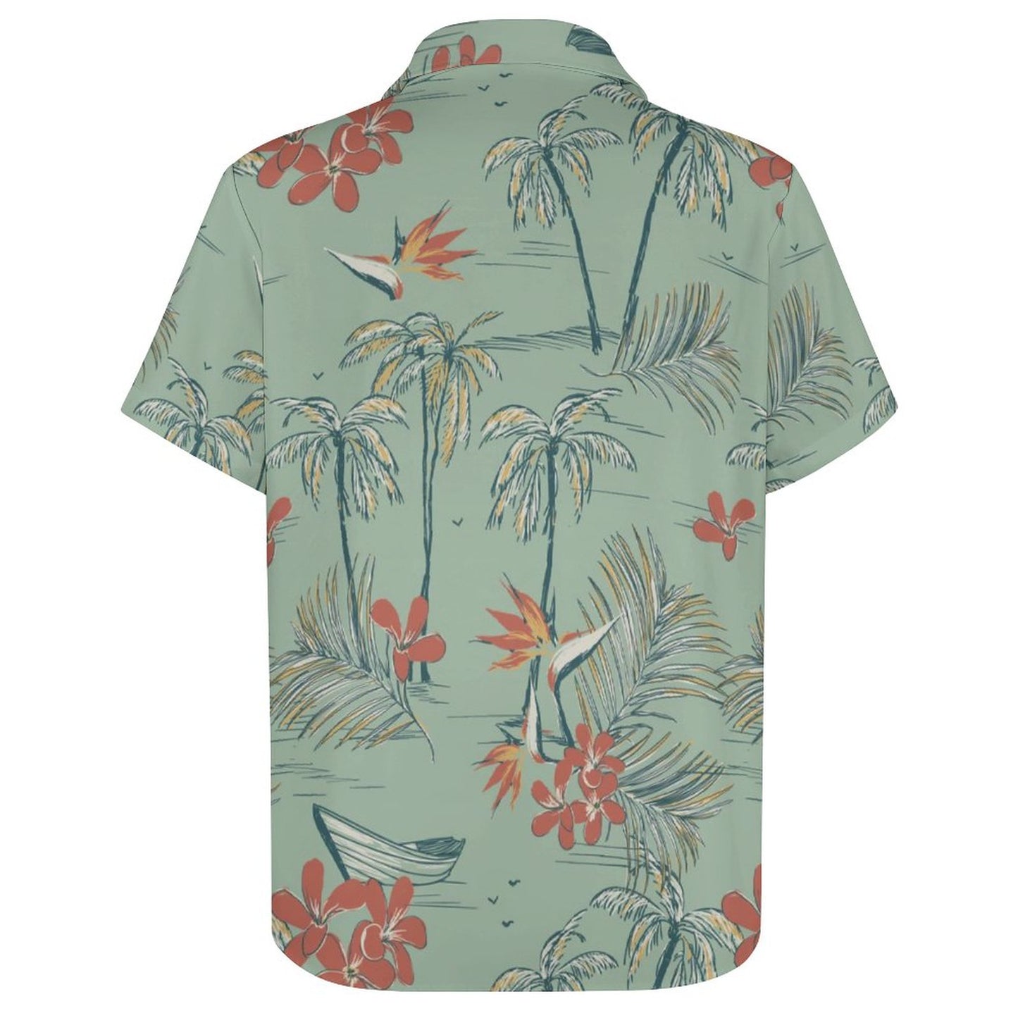 Men's Hawaiian Print Resort Shirt 2305106121