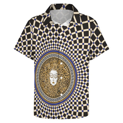 Men's Fashion Casual Printed Short Sleeve Shirts 2306100453