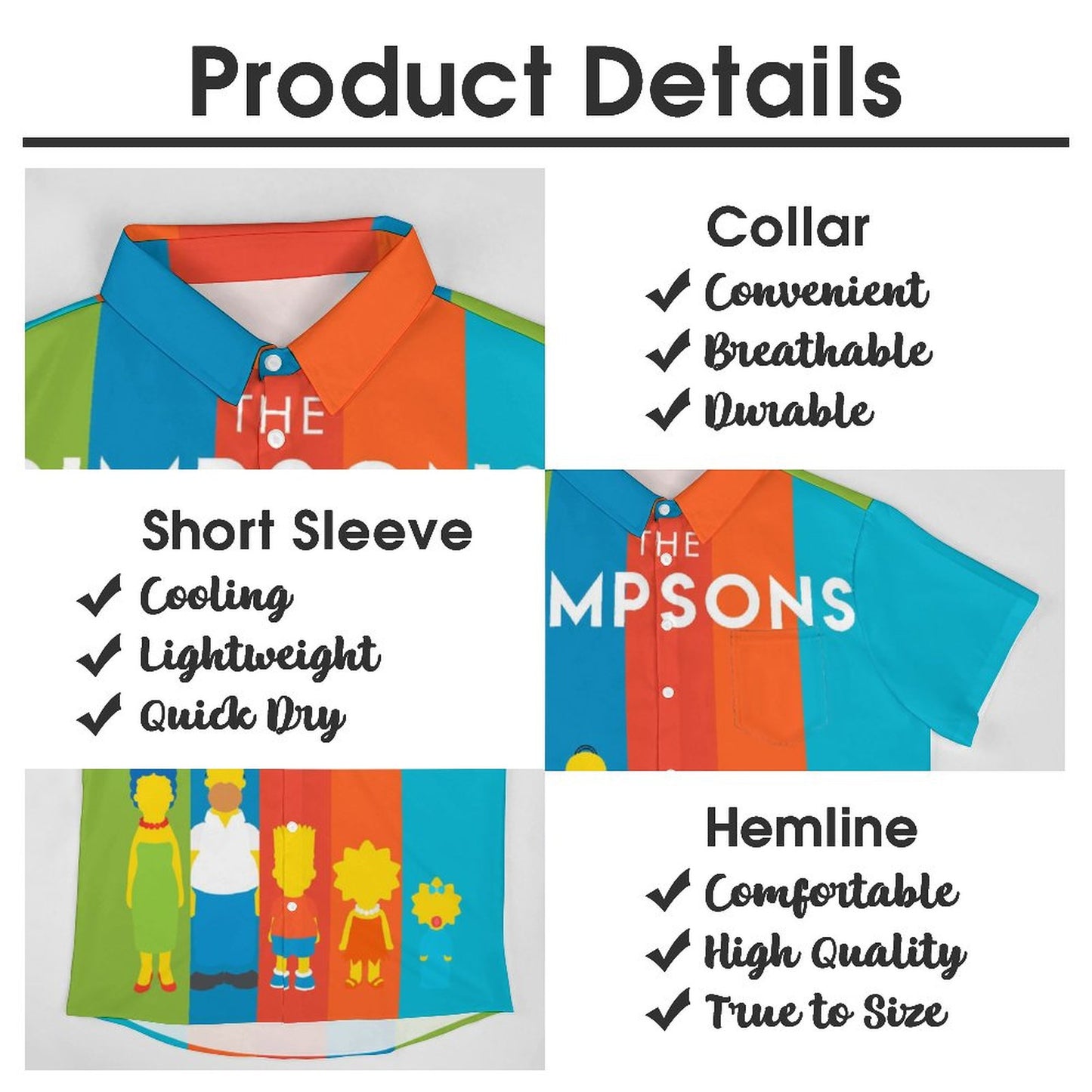 Men's Hawaiian Casual Short Sleeve Shirt 2307100353