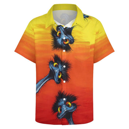 Men's Hawaiian Casual Short Sleeve Shirt 2306103803