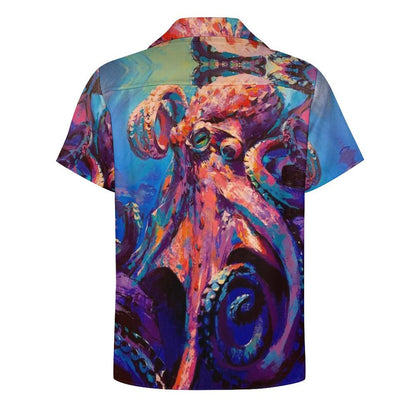 Men's Hawaiian Print Casual Shirt 2304108698