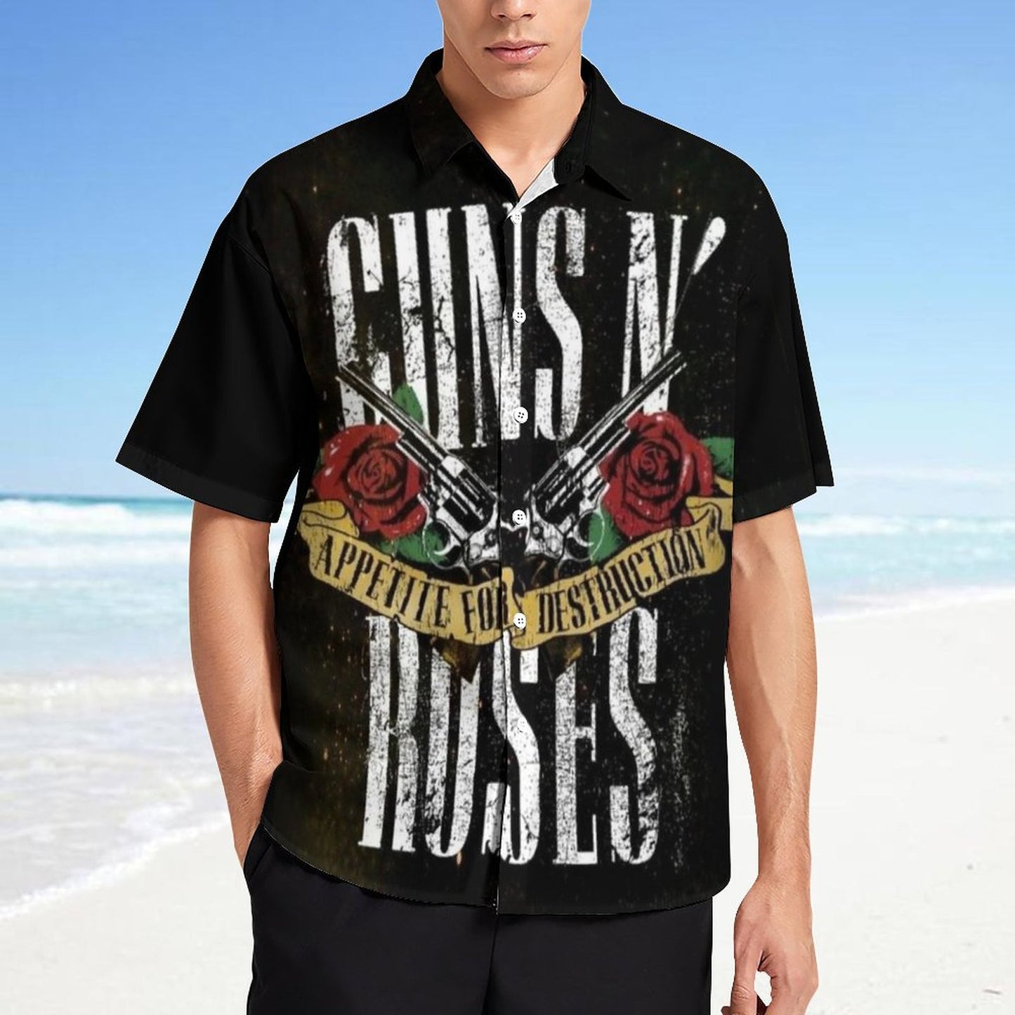 Men's Fashion Casual Printed Short Sleeve Shirts 2306101497