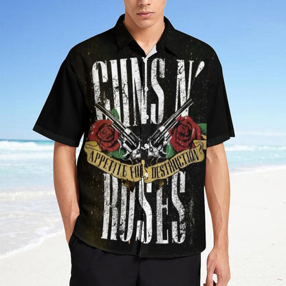 Men's Fashion Casual Printed Short Sleeve Shirts 2306101497