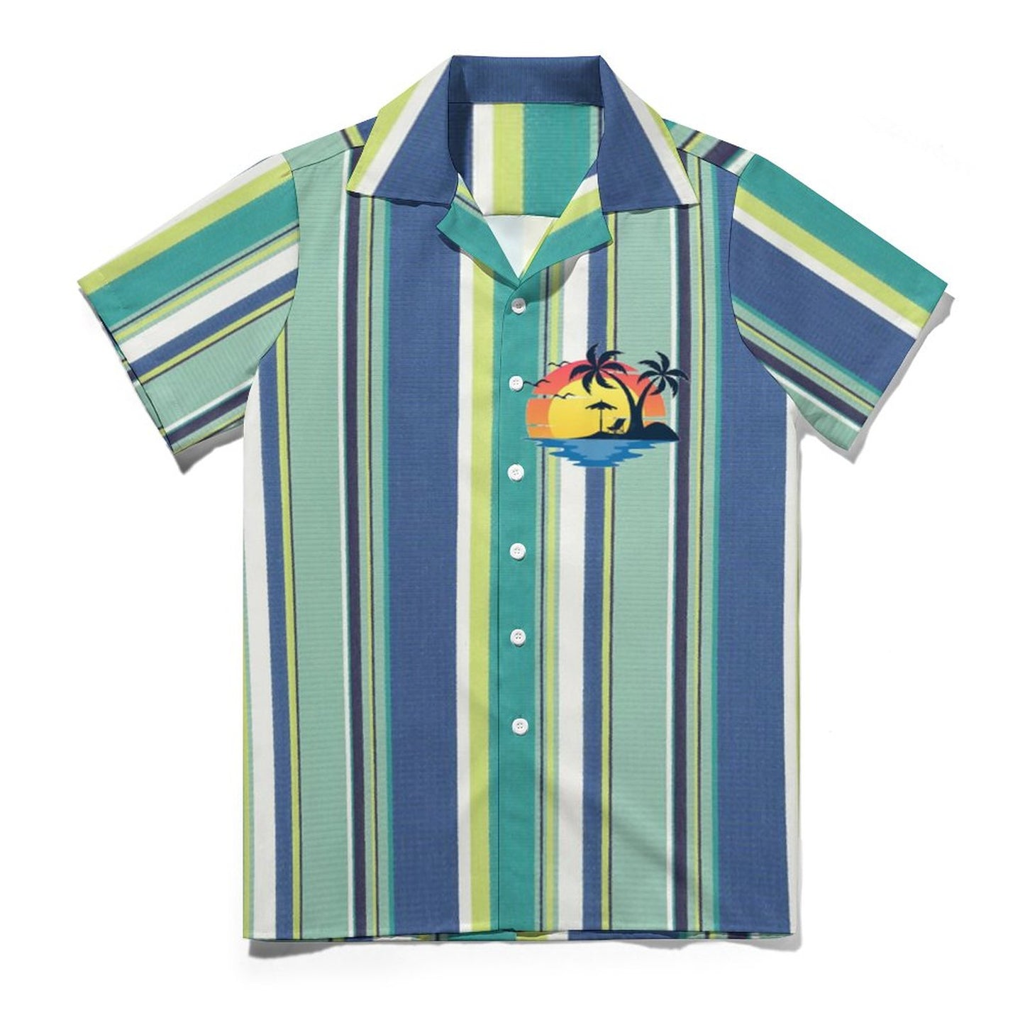 Men's Hawaiian Print Casual Shirt 2304104643