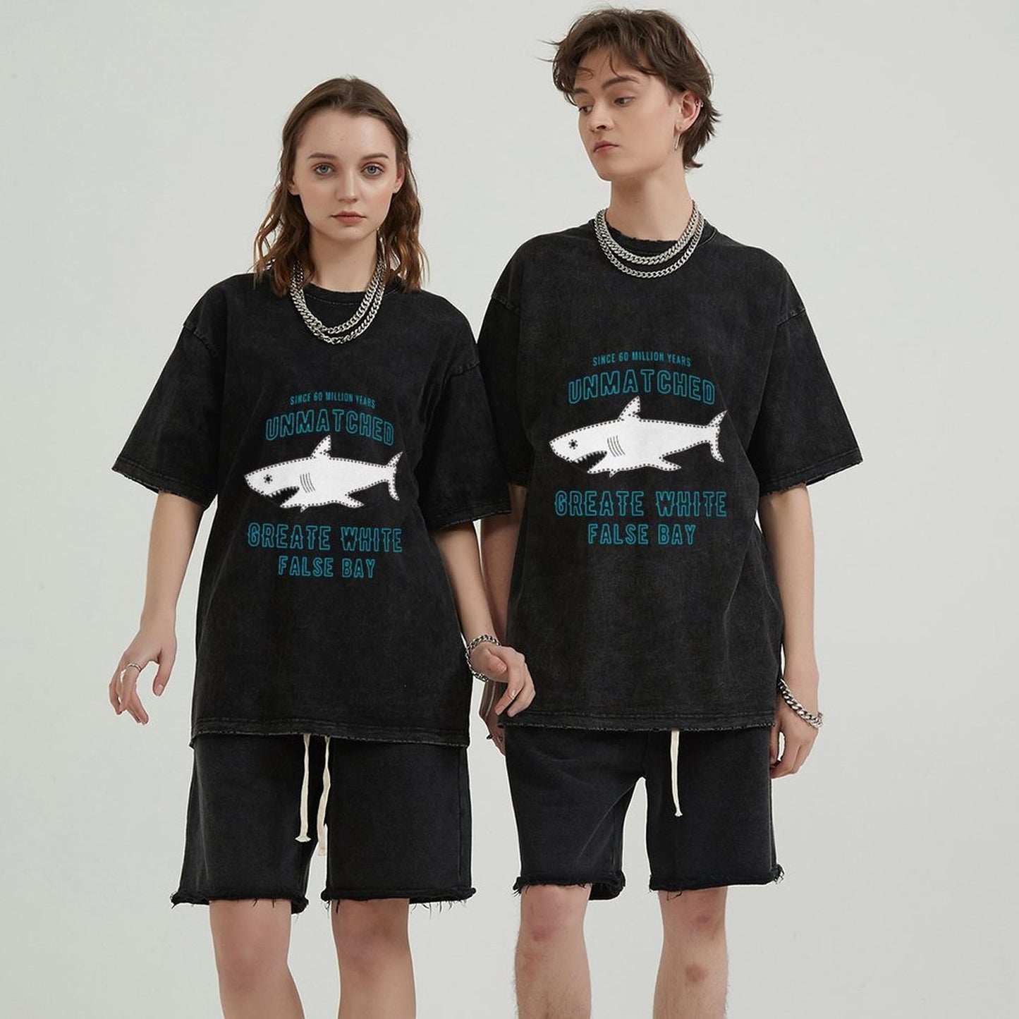 Unisex Vintage Solid Wash T-Shirts 2305102648