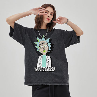 Unisex Vintage Solid Wash T-Shirts 2305103527