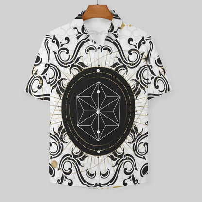 Men's Fashion Casual Printed Short Sleeve Shirts 2306101348
