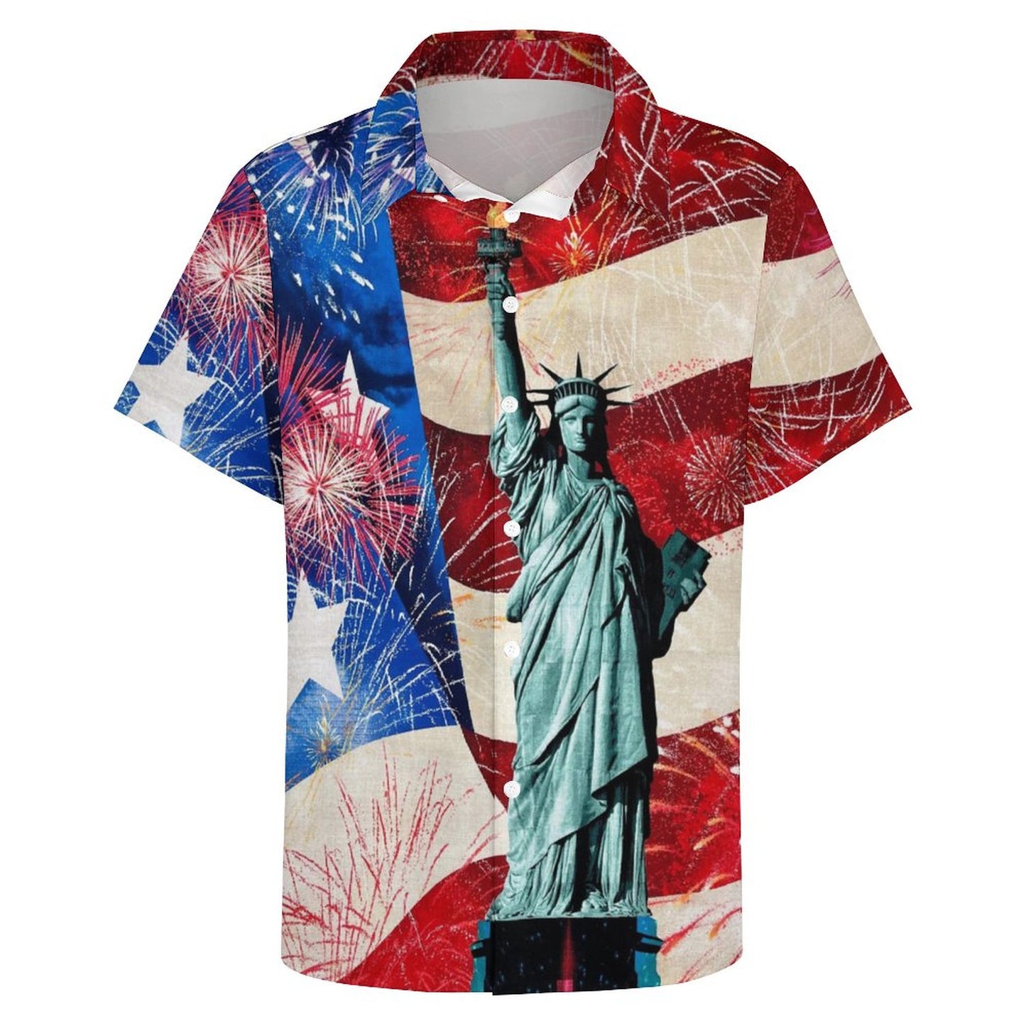 Men's Fashion Casual Printed Short Sleeve Shirts 2306105800