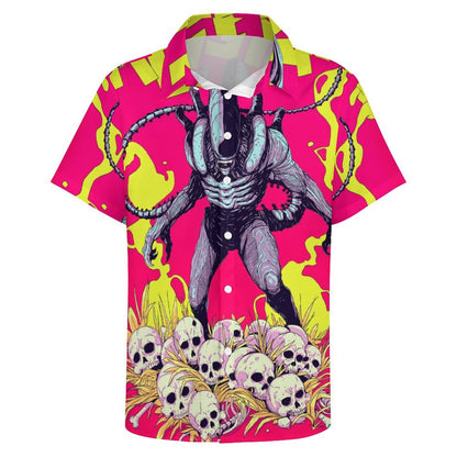 Men's Fashion Casual Printed Short Sleeve Shirts 2306104376