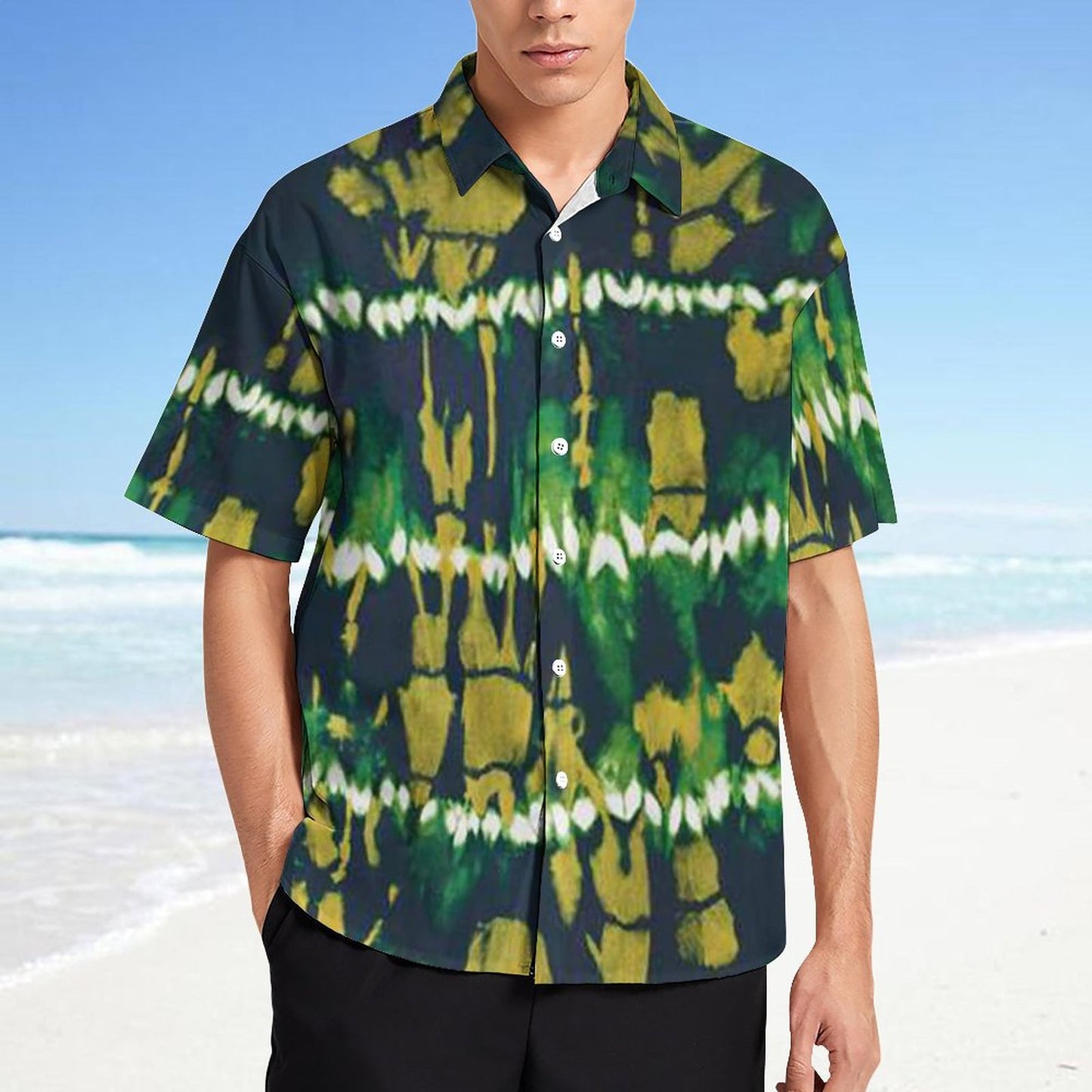 Men's Fashion Casual Printed Short Sleeve Shirts 2305107112