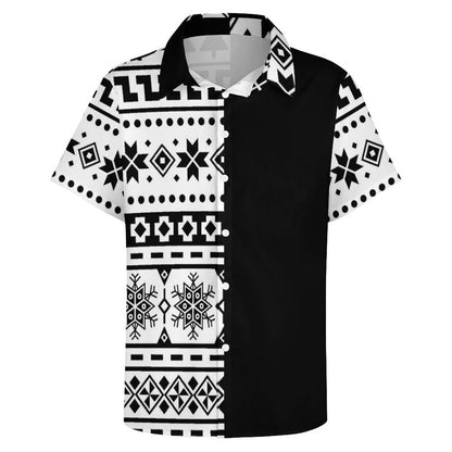 Men's Fashion Casual Printed Short Sleeve Shirts 2306101723