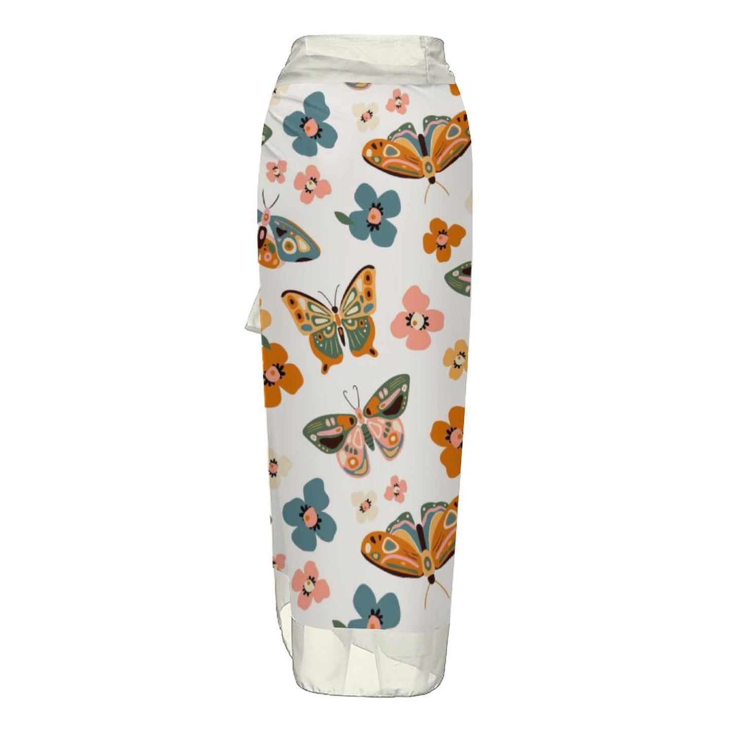 Casual Printed One-Piece Swimsuit And Cover Up 2305104271