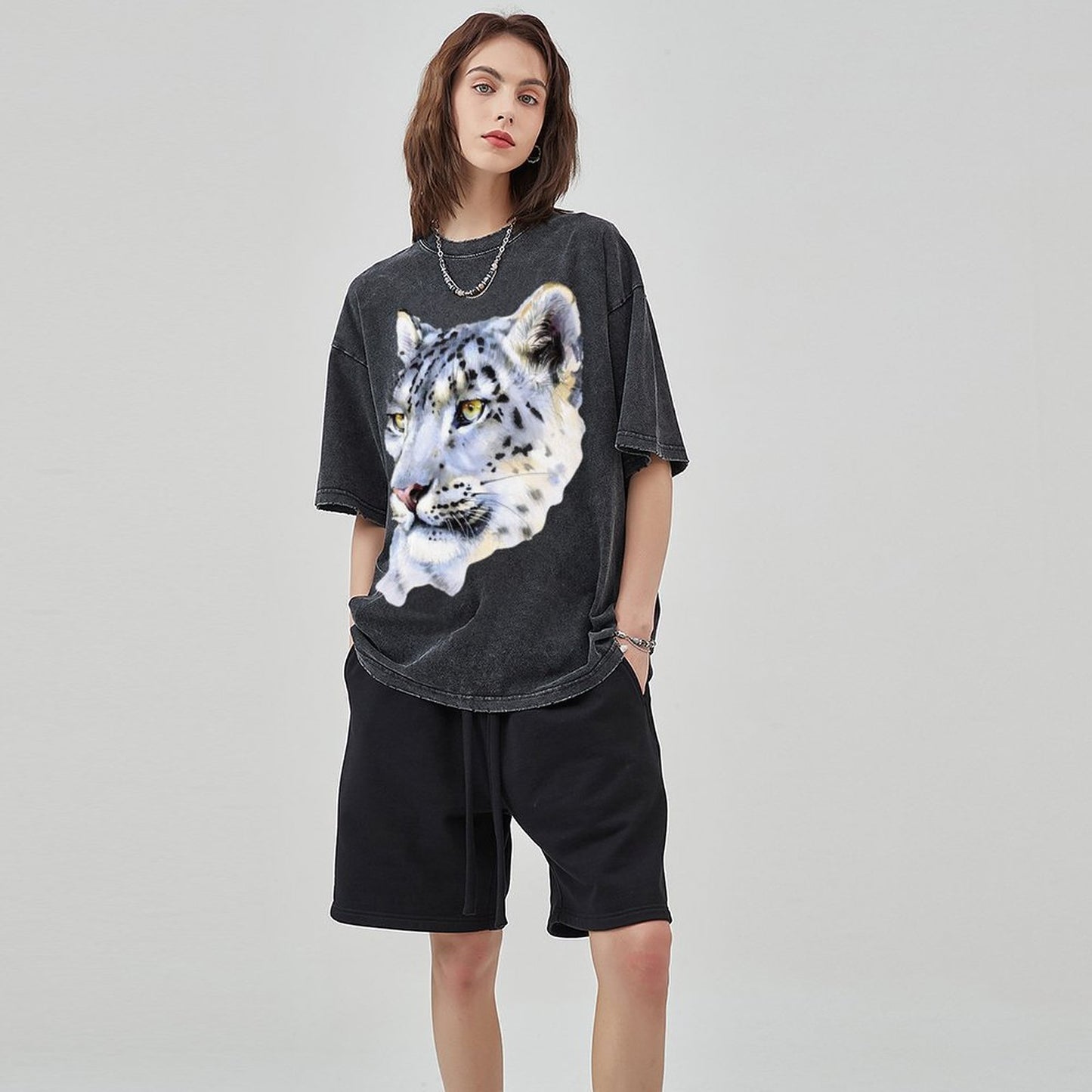 Unisex Vintage Solid Wash T-Shirts 2305101625
