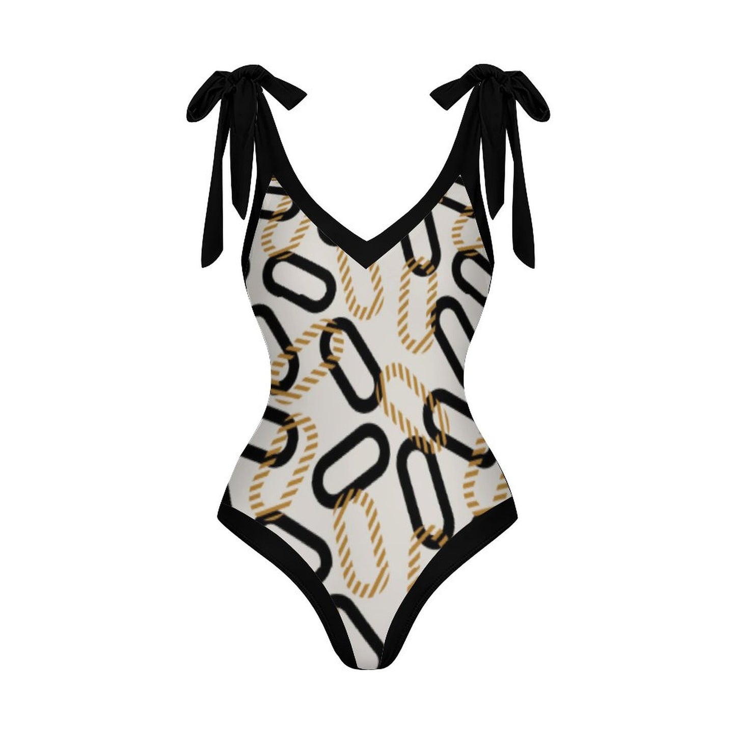 Casual Printed One-Piece Swimsuit And Cover Up 2305102681