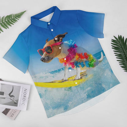 Men's Hawaiian Casual Short Sleeve Shirt 2307100351