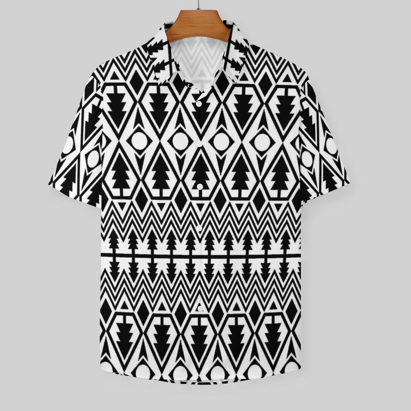 Men's Fashion Casual Printed Short Sleeve Shirts 2306101719