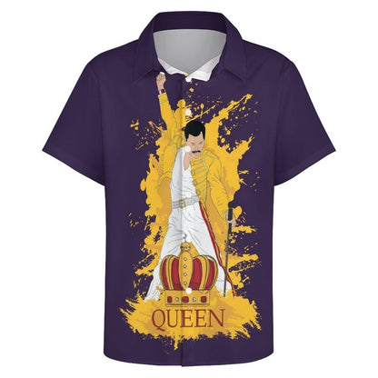 Men's Fashion Casual Printed Short Sleeve Shirts 2306102219