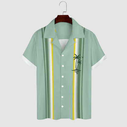 Men's Hawaiian Casual Short Sleeve Shirt 2305102255