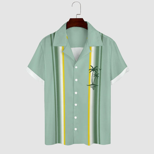 Men's Hawaiian Casual Short Sleeve Shirt 2305102255