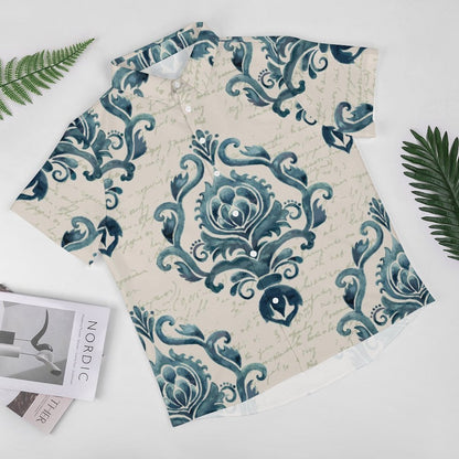 Men's Fashion Casual Printed Short Sleeve Shirts 2306101346